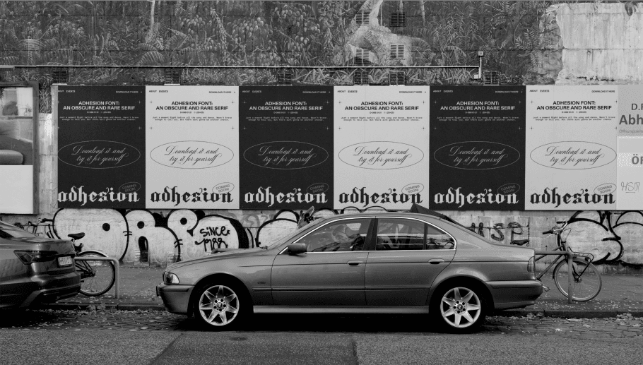 Adhesion posters