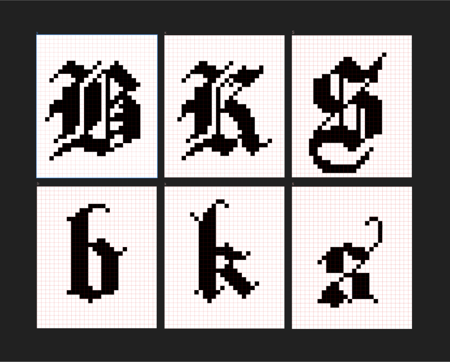 Character's grid