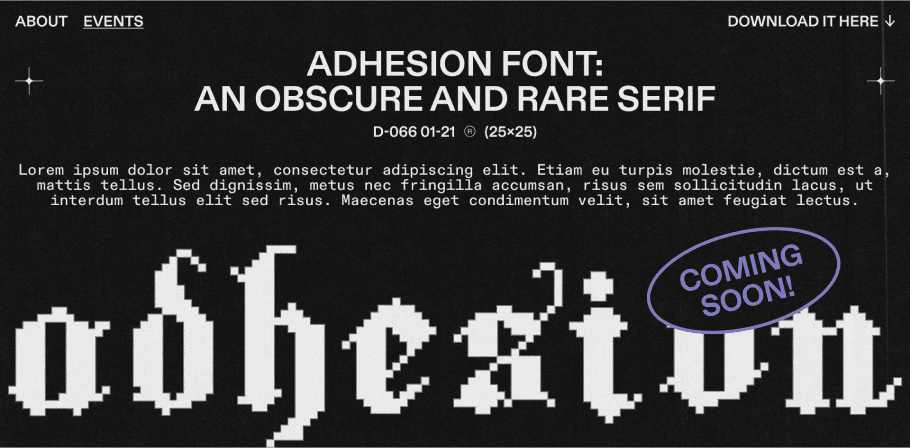 ADhesion in use