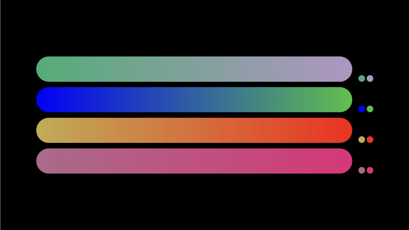 Two color gradients