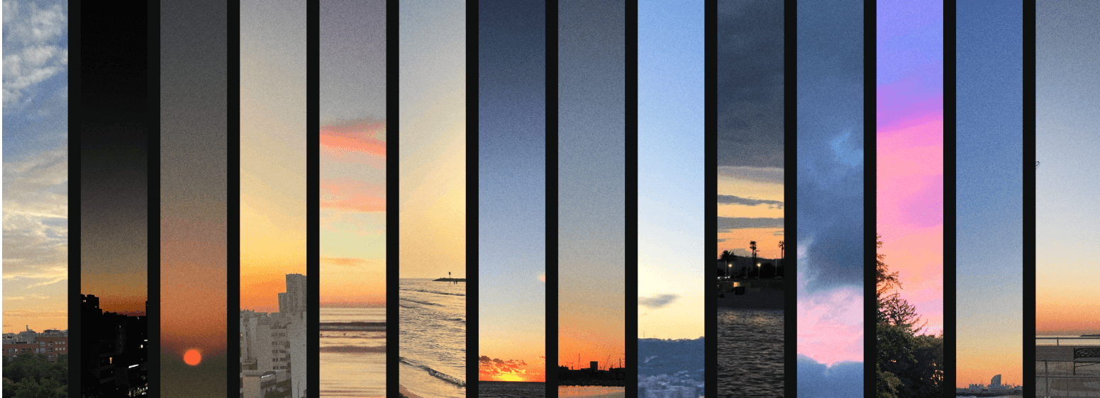 Sunset gradients